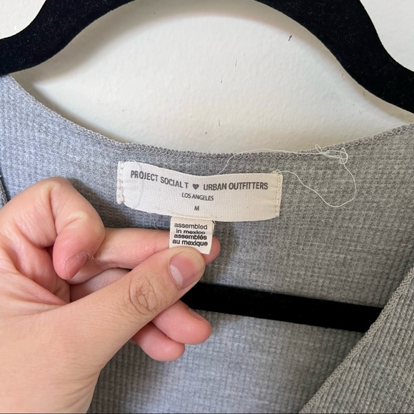 🖤 Urban Outfitters Scoop Neck Long Sleeve - Picture 4 of 12